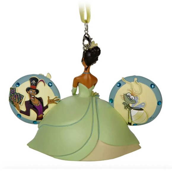 Disney TIANA Princess & The Frog Sketchbook Mickey Ear Hat Christmas Ornament - Picture 4 of 4
